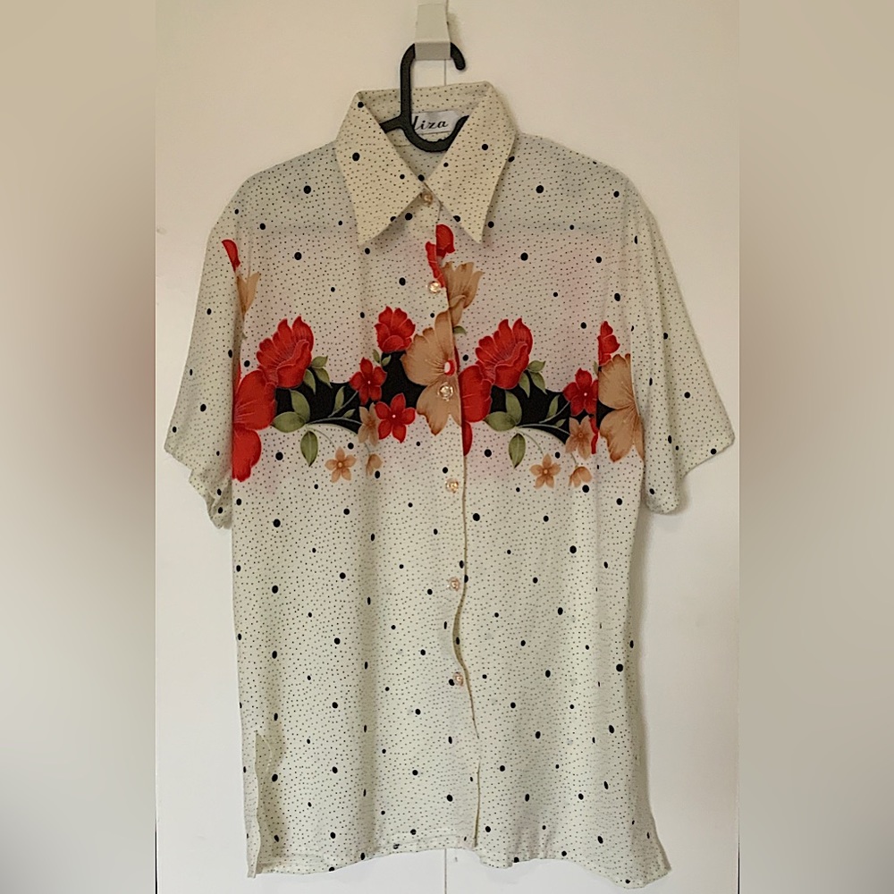 Vintage Button Up Blouse